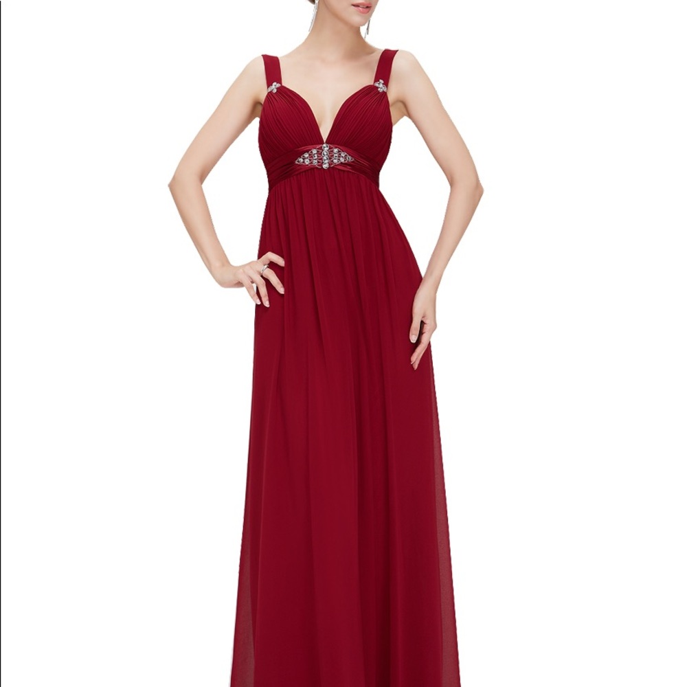 New Ever Pretty Burgundy Formal Dress Many Sizes